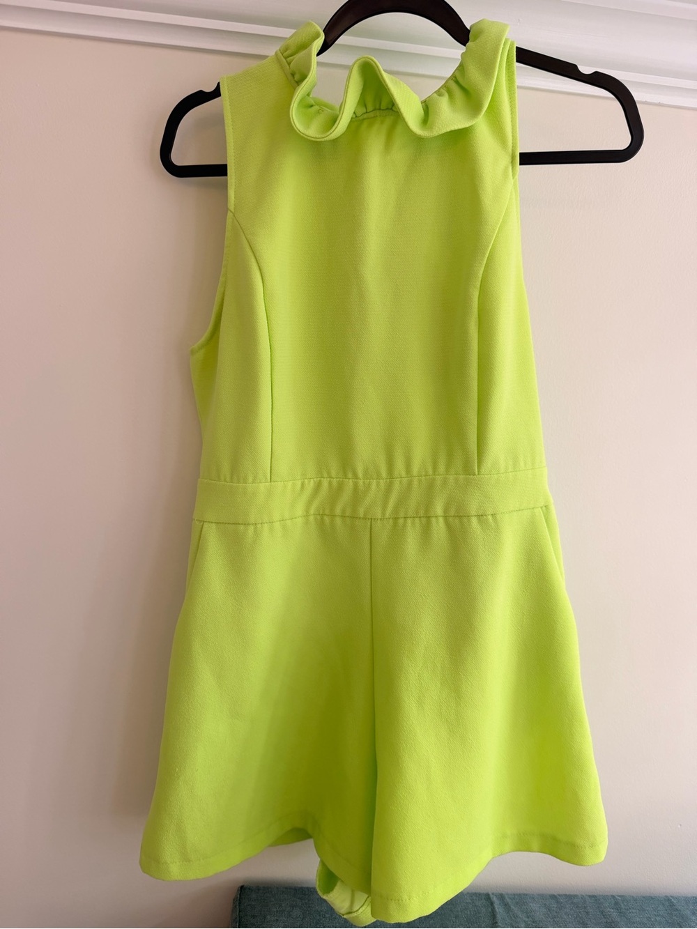 The Impeccable Pig Neon Lime romper